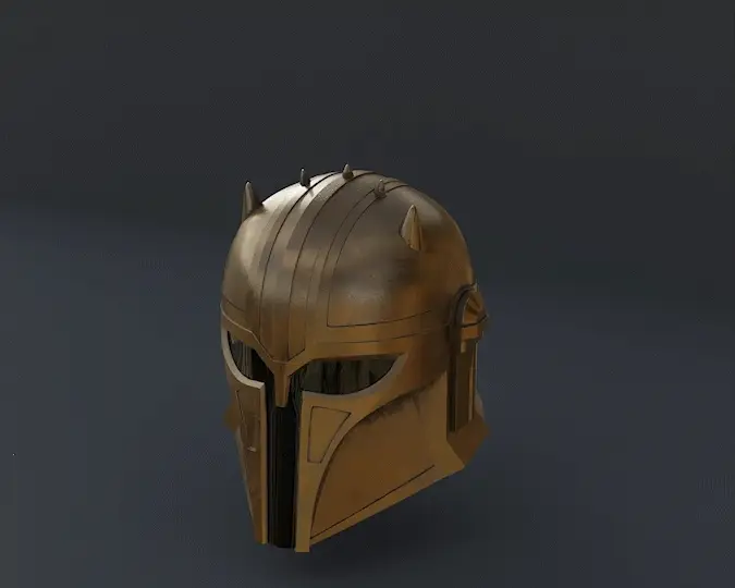 The Armorer Helmet RAW 3D Printed DIY Kit by Galactic Armory | Wearable PETG Cosplay Helmet - Image 5
