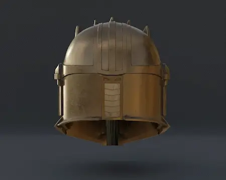 The Armorer Helmet RAW 3D Printed DIY Kit by Galactic Armory | Wearable PETG Cosplay Helmet - Image 6