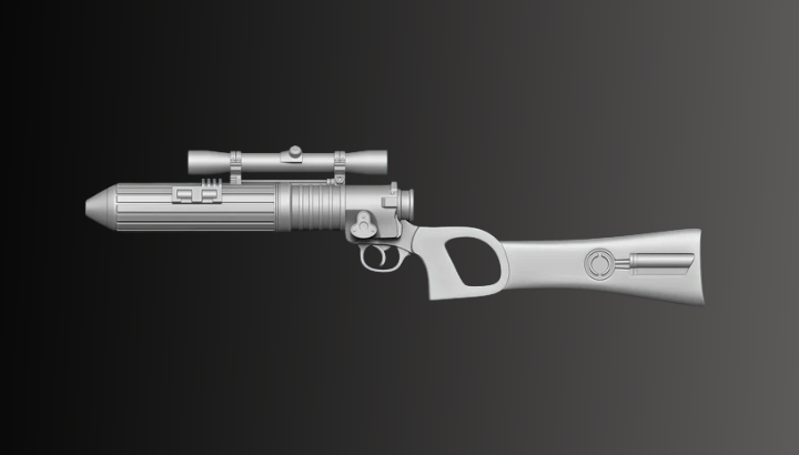EE3 Boba Fett 3D printed Blaster by - Galactic Armory
