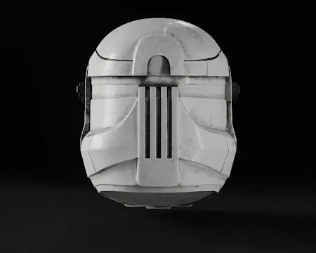 Republic Commando Helmet RAW 3D Printed DIY Kit by Galactic Armory | Wearable PETG Cosplay Helmet - Image 5
