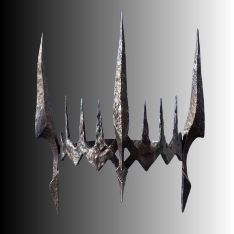 Rings of Power Sauron Crown, Cosplay Prop FINISHED PAINTED CROWN