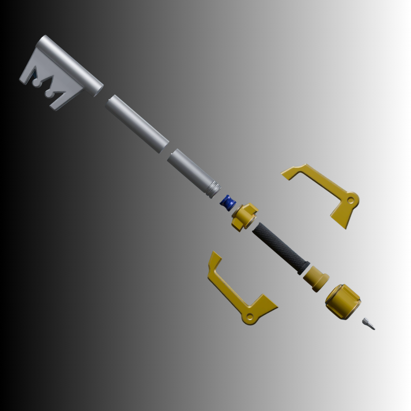 Kingdom Keyblade 3D Print RAW DIY KIT by Dungeons&Starship's