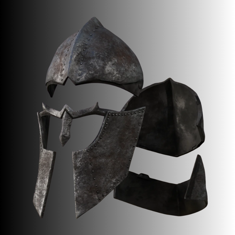 Oblivion Legion Helmet 3D Printed DIY Kit by Dungeons and Starships | Wearable PETG Cosplay Helmet - Image 2