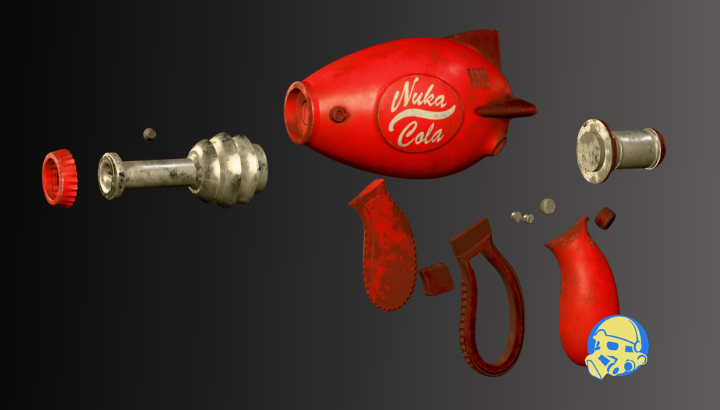 Nuka Cola Thirst Zapper 3D Print RAW DIY KIT by Dungeons&Starship's