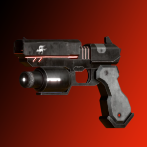 Star Fox Laser Pistol 3D Print RAW DIY KIT by Dungeons&Starship's