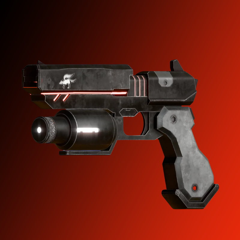 Star Fox Laser Pistol 3D Print RAW DIY KIT by Dungeons&Starship's