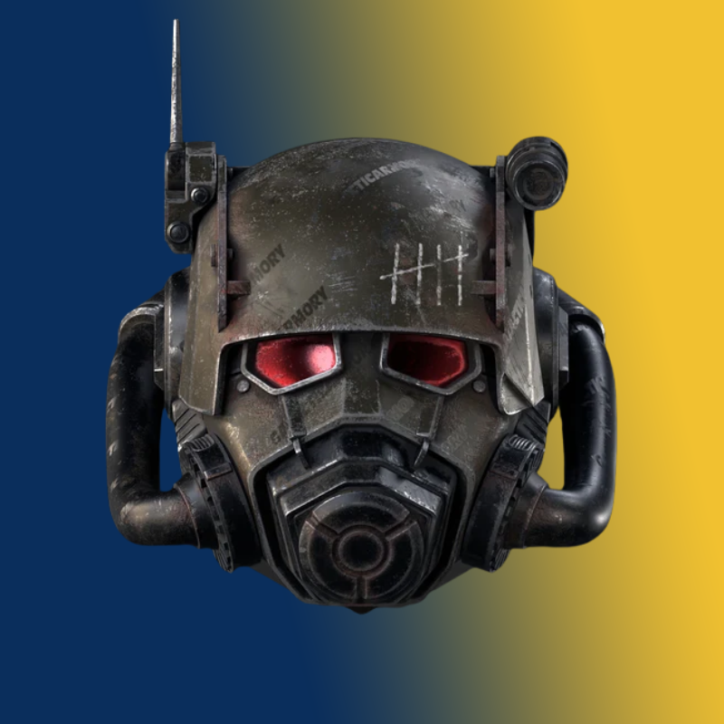 NCR Ranger Power Armour Helmet Raw DIY kit - by Galactic Armory