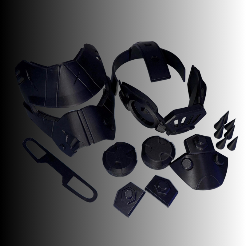 Borderlands 4 Inspired Psycho Mask - RAW 3D Print - By Galactic Armory