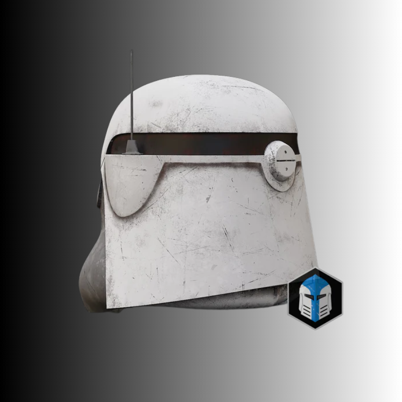 Commander Bacara Raw 3D printed Helmet - DIY kit - by Galactic Armory