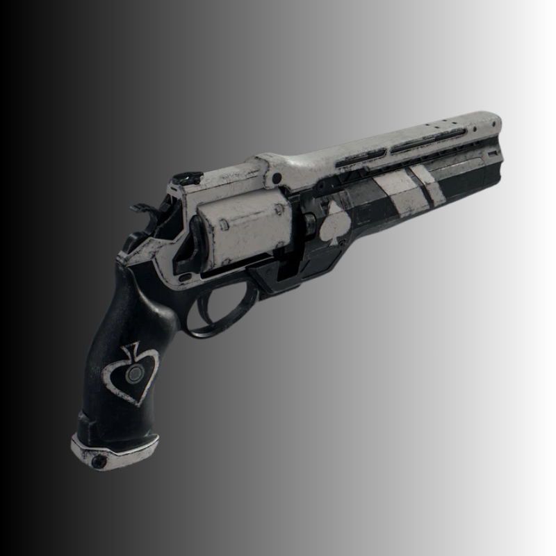 Ace of Spades Hand Cannon 3D Print Raw DIY Kit – Galactic Armory Destiny Cosplay Prop - Image 2