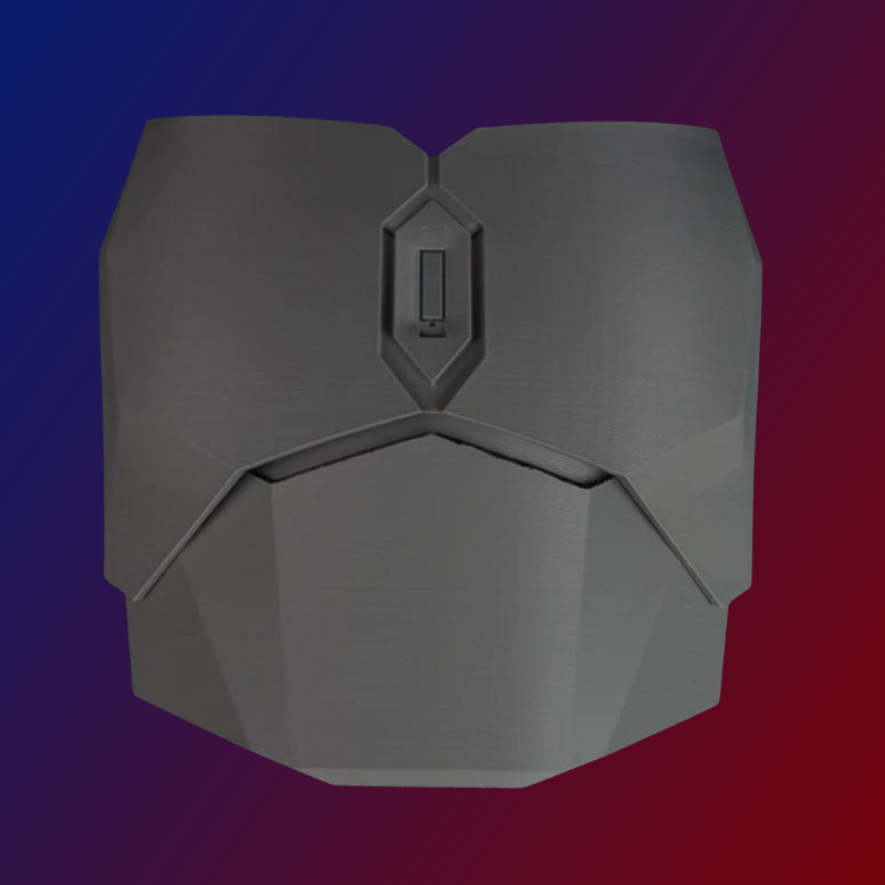 Mandalorian Inspired 3D printed chest plate Raw DIY kit