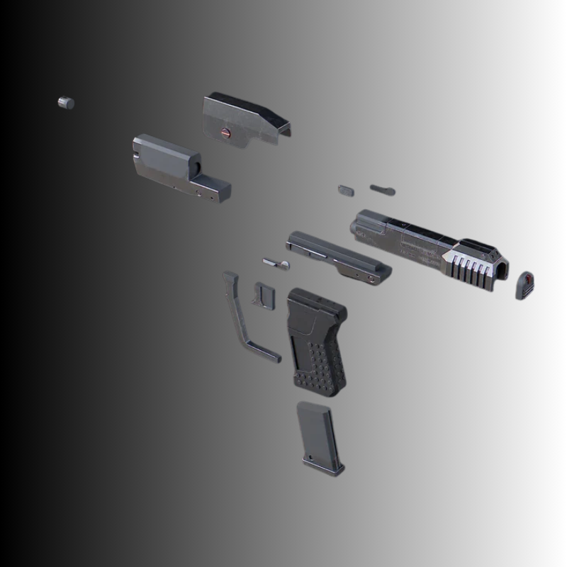 Halo Magnum 3D printed DIY - by Galactic Armory