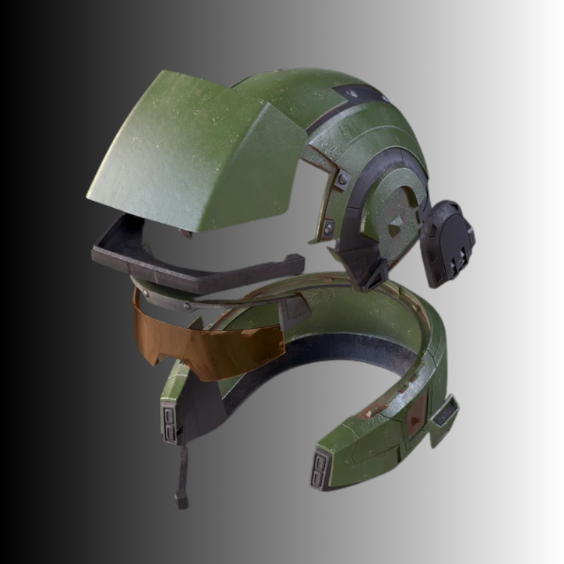 UNSC Marine Helmet raw DIY KIT  by Galactic Armory