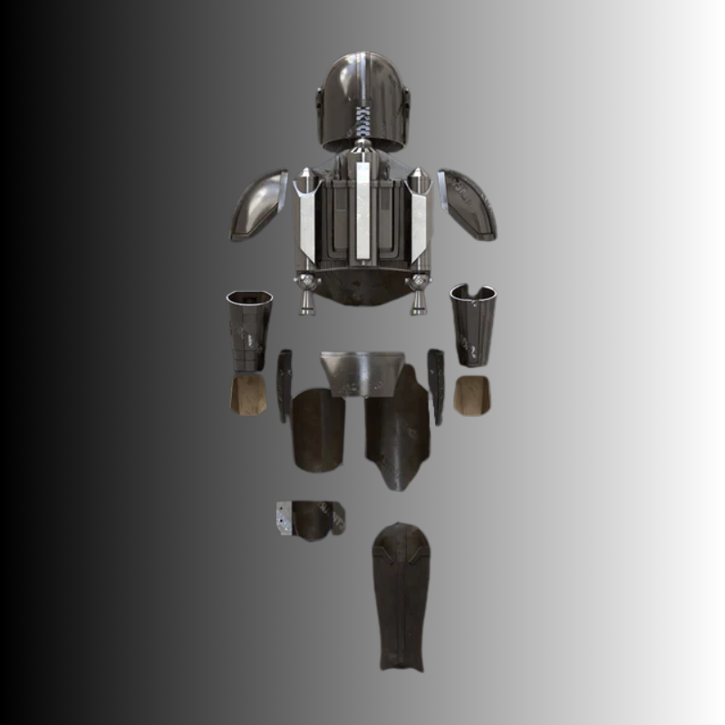Mando Inspired Full RAW 3D printed Armour Set - by Galactic Armory