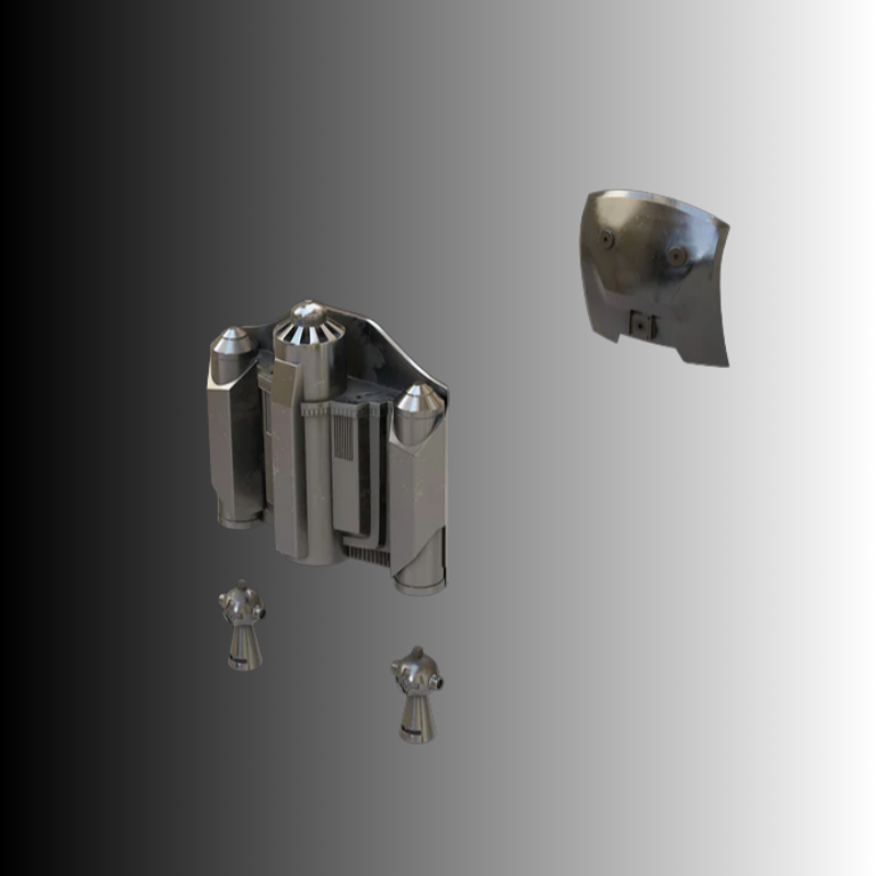 Mando Inspired Full RAW 3D printed Armour Set - by Galactic Armory