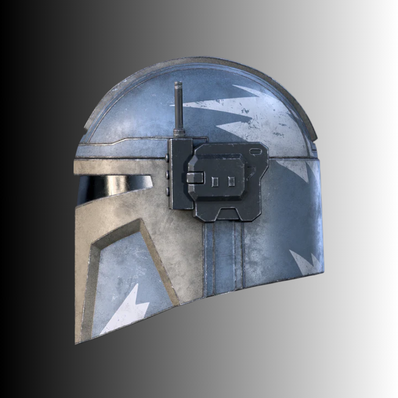 Mando Strength Helmet RAW 3D Printed DIY Kit by Galactic Armory | Wearable PETG Cosplay Helmet - Image 2