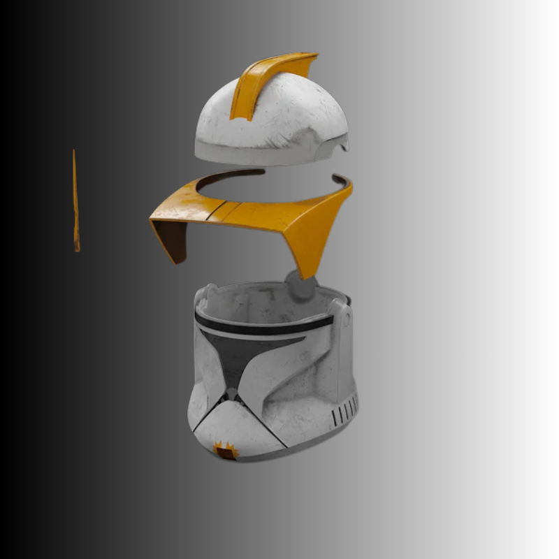 Live Action Phase 1 Clone Commander 3D Printed RAW DIY KIT by Galactic Armory