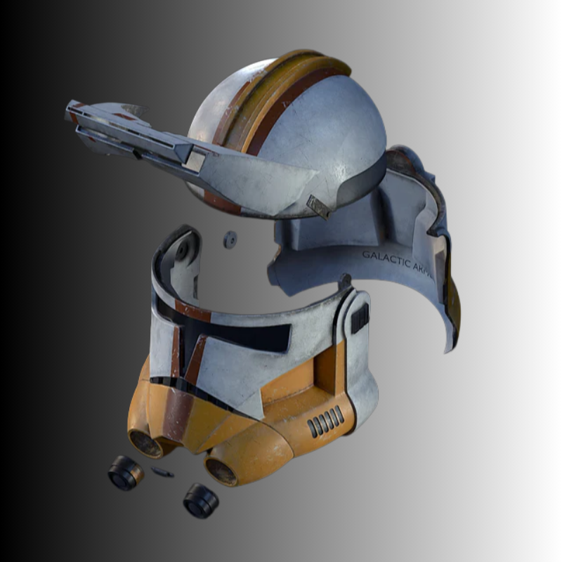 Phase 2 Animated Clone Trooper Helmet (Binocs)  RAW 3D Printed DIY by Galactic Armory