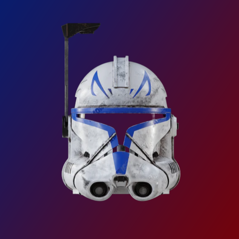 Captain Rex Raw 3D printed Helmet - DIY kit - by Galactic Armory
