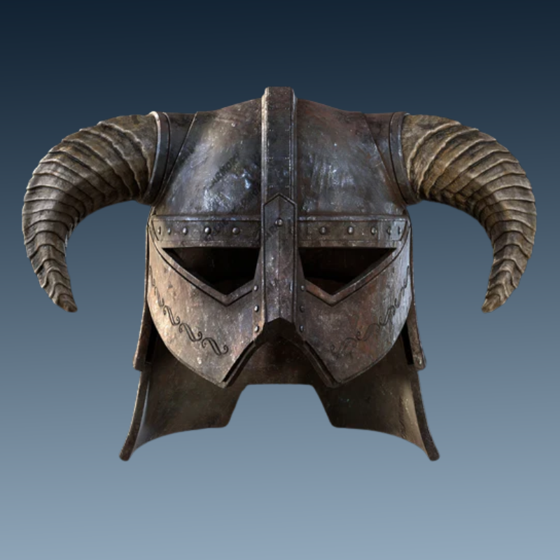 Skyrim Iron Helmet 3D Printed Helmet DIY KIT by Galactic Armory