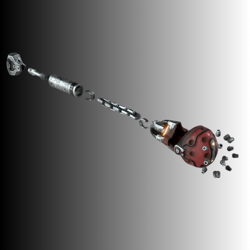 Gears Of War - Bolo Grenade 3D printed DIY KIT - by Galactic Armory