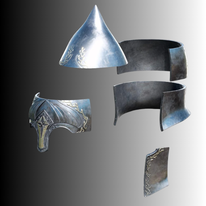 Gondorian Halfling Guard Helmet - DIY 3D print kit - by Dungeons & StarShips