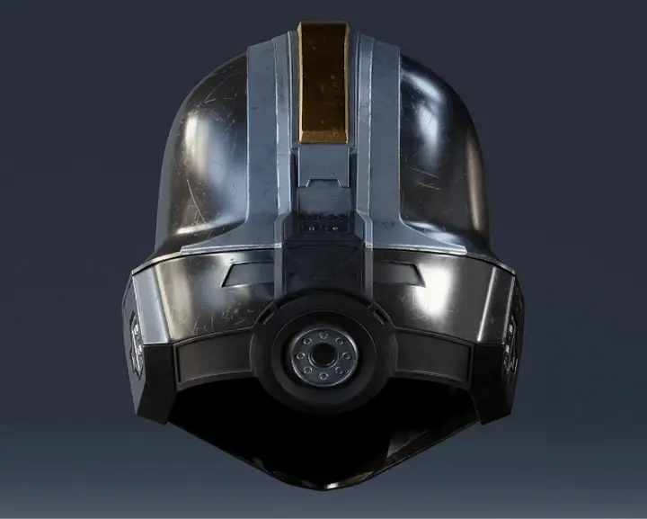 HD2 Hero of the Federation Inspired Helmet RAW KIT by Galactic Armory | Wearable PETG Cosplay Helmet - Image 6