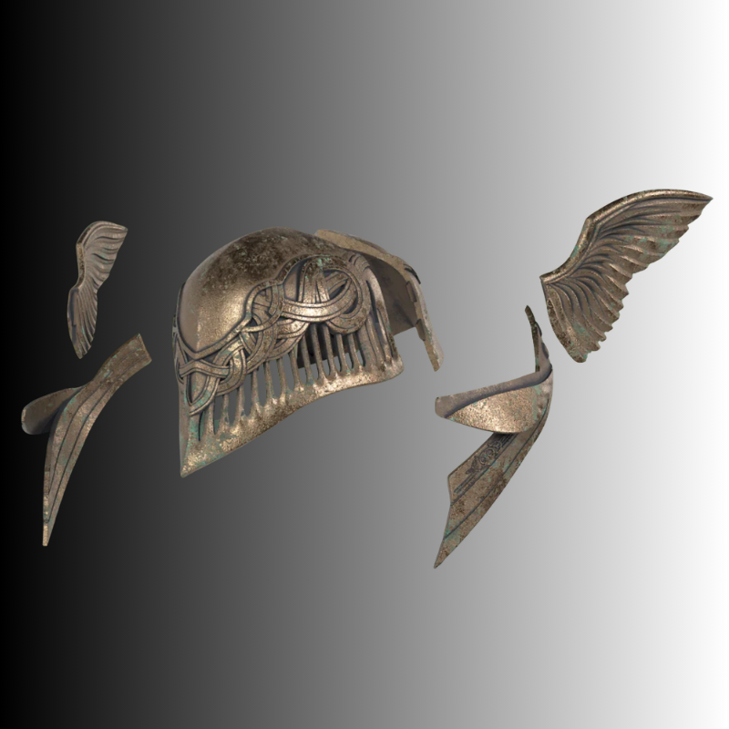 Malenia Helmet, Elden Ring Cosplay, 3D Print DIY Kit by Dunegons and Starships