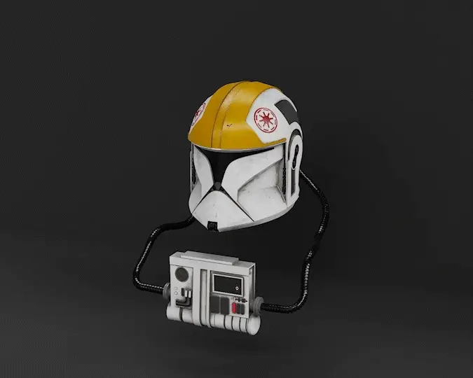 Phase 1 Clone Pilot Helmet RAW 3D Printed DIY Kit by Galactic Armory | Wearable PETG Cosplay Helmet - Image 5