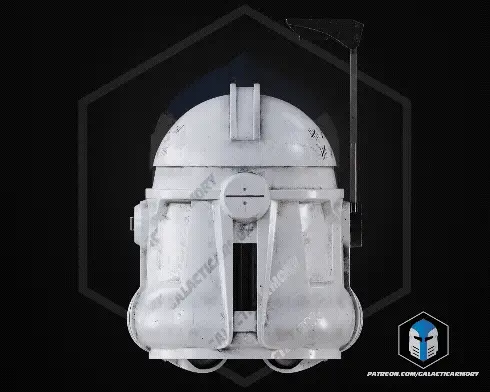 Captain Rex RAW 3D Printed Helmet DIY Kit by Galactic Armory | Wearable PETG Cosplay Helmet - Image 6