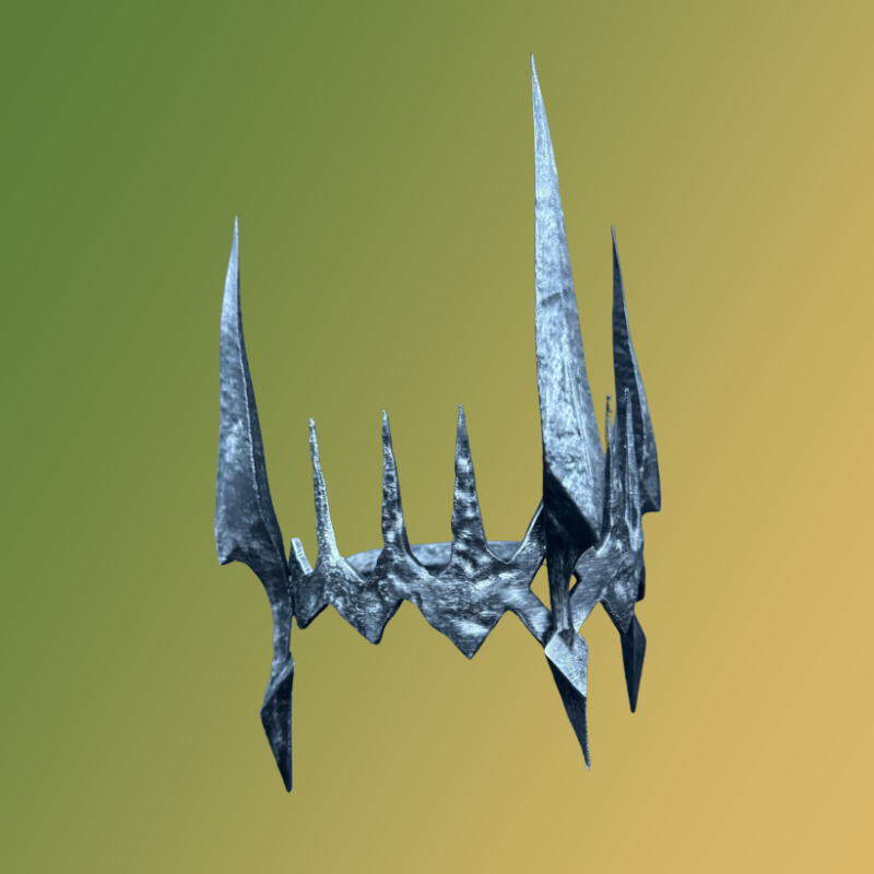 Rings of Power Sauron Crown, Cosplay Prop FINISHED PAINTED CROWN