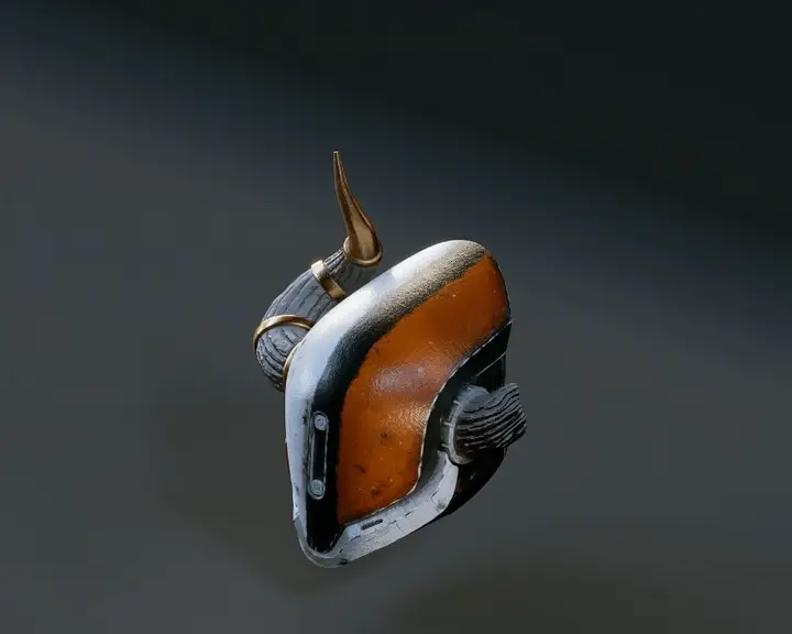 Lord Shaxx Helmet RAW 3D Printed DIY Kit by Galactic Armory | Wearable PETG Destiny Cosplay Helmet - Image 5