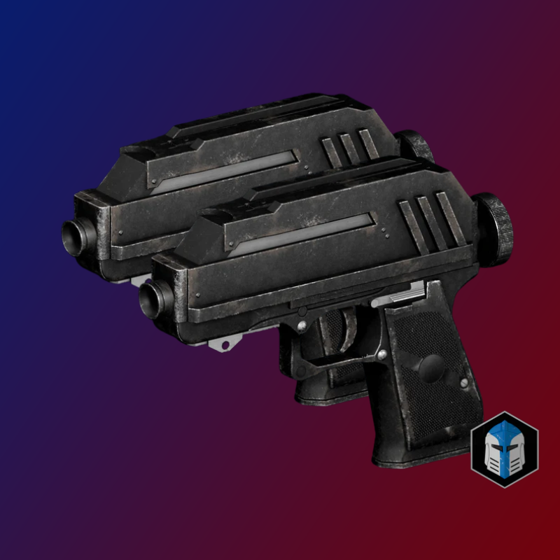 DC-17 Clone Blaster 3D Printed DUAL PACK RAW DIY KIT - by Galactic Armory