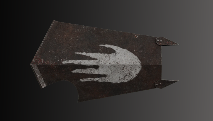 Uruk Hai Shield DIY KIT by Dungeons and StarShips