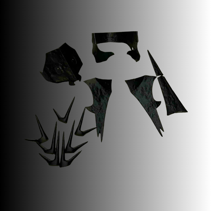 Witch King crown Raw3D Printed Kit by Mystery Makers