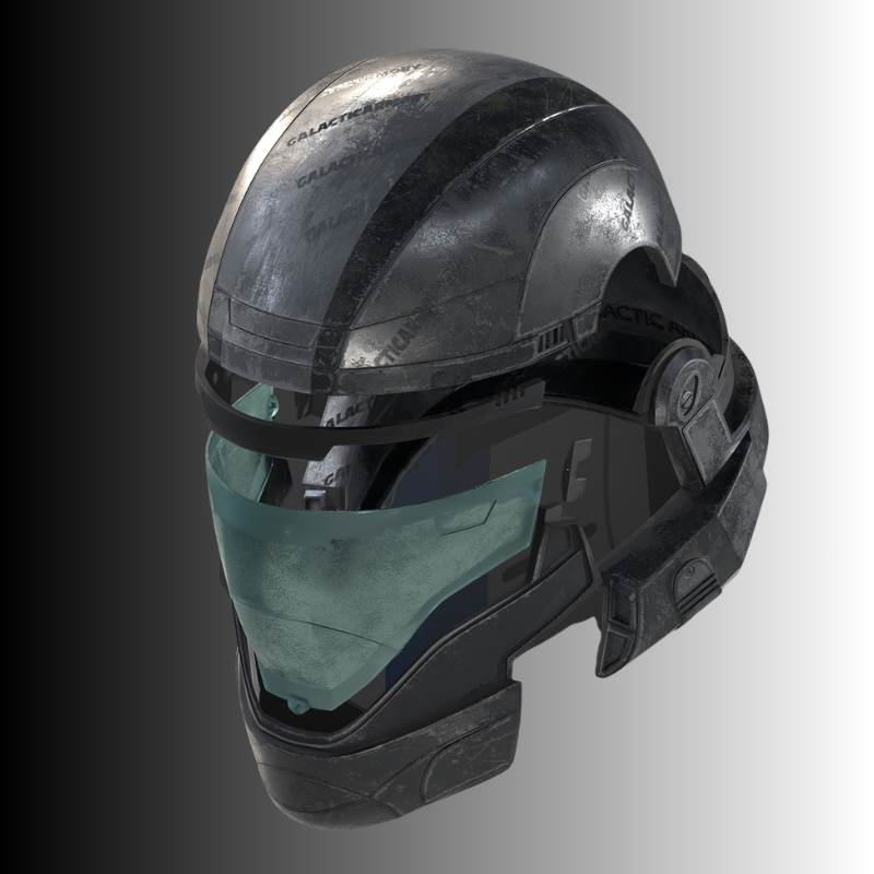 ODST Rookie Helmet Raw 3D Printed DIY Kit – Galactic Armory Halo Cosplay Helmet - Image 4