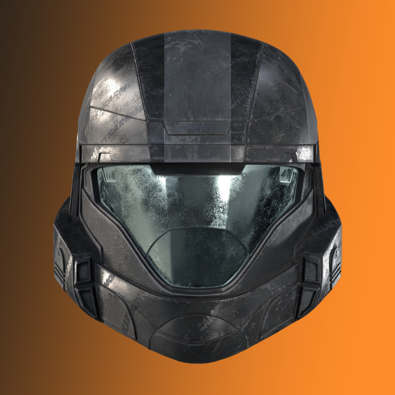ODST Rookie Helmet Raw 3D Printed DIY Kit – Galactic Armory Halo Cosplay Helmet