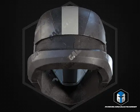 ODST Rookie Helmet Raw 3D Printed DIY Kit – Galactic Armory Halo Cosplay Helmet - Image 2