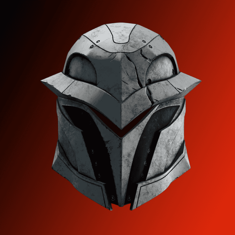 Warlock Hexer Helmet RAW 3D Printed DIY Kit